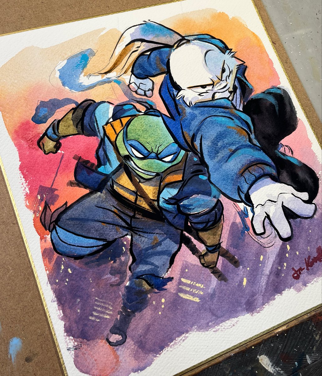Jared_Cullum's tweet photo. Drawing some shikishi boards for NYCC. Looking forward to seeing everyone! https://t.co/C2MO2xH4UI