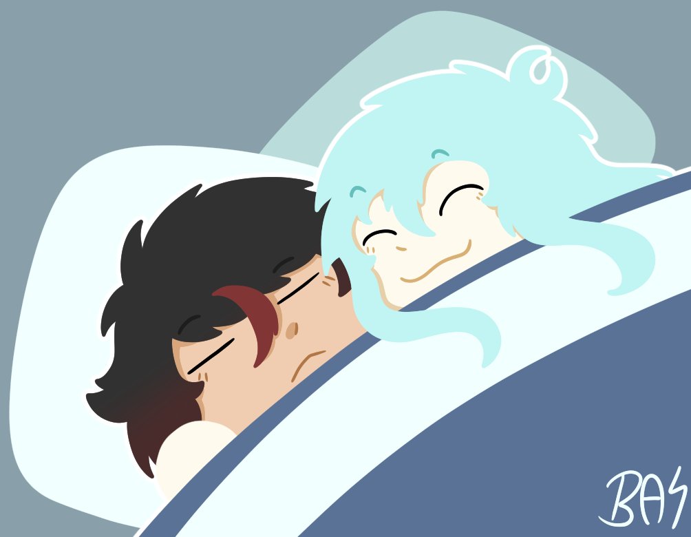 Bl_Amethyst's tweet photo. OCtober day six : Less used ship

I actually do need to draw them more... Grumpy x Sunshine trope... https://t.co/7qV9hdkI1d