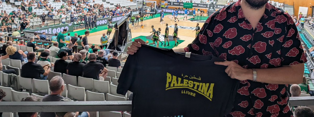 Andreueste's tweet photo. Contra el genocidi #JoHiSeré, visca Palestina lliure!! 🇵🇸 https://t.co/mI1XHSR4Gg