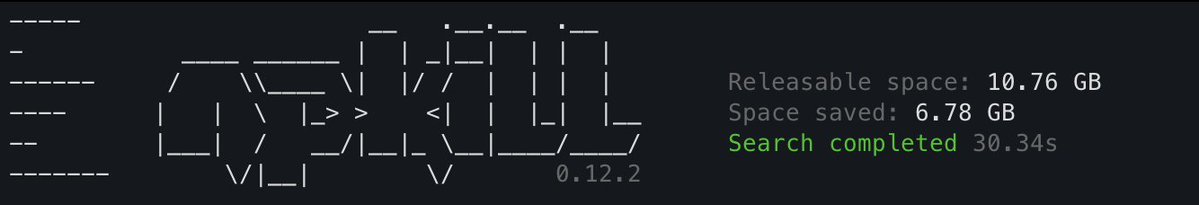 kanishk__dev's tweet photo. Cleaned around 7 GB 🧹 https://t.co/xo96L8LKAL