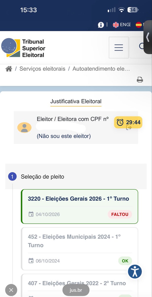 Joobxs's tweet photo. @Tatuado2991 @QGDAVALESCAA @TSEjusbr O meu também está assim, que que é isso ein @TSEjusbr @LulaOficial https://t.co/xCe1Hi0Oj6