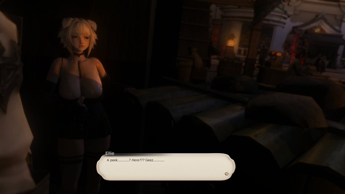 tyhmakoira's tweet photo. "here? of all places??"

#gposersnsfw I #ffxivnsfw I #ffxivlewd

Upon proceeding, several cutscenes will play in sequence.... 1/? https://t.co/gk5y2QjOqt