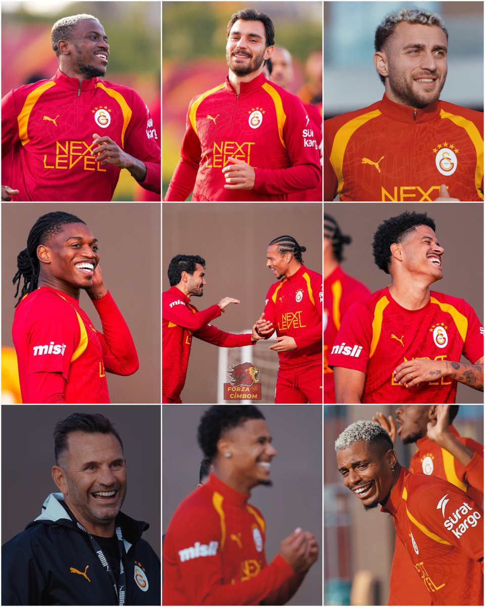 forzacimbom's tweet photo. 📸 Bugünkü idmanda aslanların keyfi. https://t.co/csifMwdobs