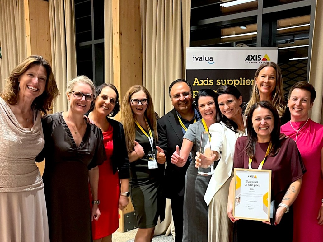 Jabil's tweet photo. Thank you to Axis Communications for recognizing our teams at the 2026 Axis Global Supplier Conference! 🏆

Our Kwidzyn site was named EMS Supplier of the Year 2026, while Monterrey was nominated for the Responsible Award. Amazing work from our global teams for their commitment to delivering lasting value to our customers! #WeAreJabil