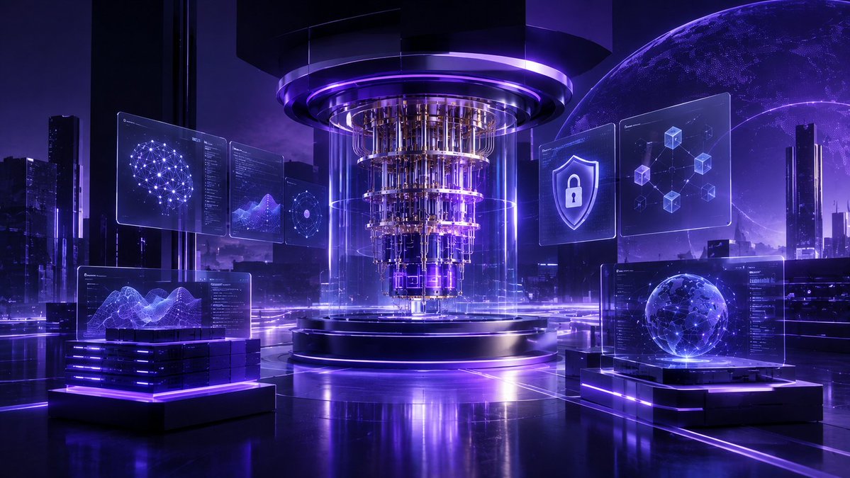 hypergpt's tweet photo. 🧵 1/12

Quantum computing is moving from research labs toward real-world experimentation.

But most AI systems, enterprise infrastructure and Web3 protocols were not designed for a quantum environment.

That is where HyperQuantum comes in.

⚛️ AI + Quantum Infrastructure by HyperGPT

👇