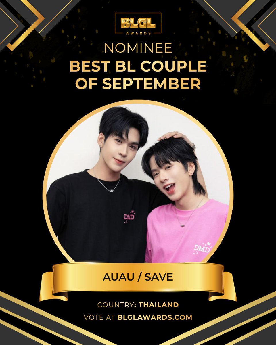 blglawards's tweet photo. Mr. Fanboy is nominated for Best BL Series of September!

AuauSave has been nominated for Best BL Couple, Auau Thanaphum &amp; Save Worapong are also nominated for Best BL Actor!

Update: One Vote per day

Vote now at https://t.co/MBJKT3xl5i

#MrFanboy #AuauSave #BLGLAwards #Jamessu https://t.co/QqUHGVtsda