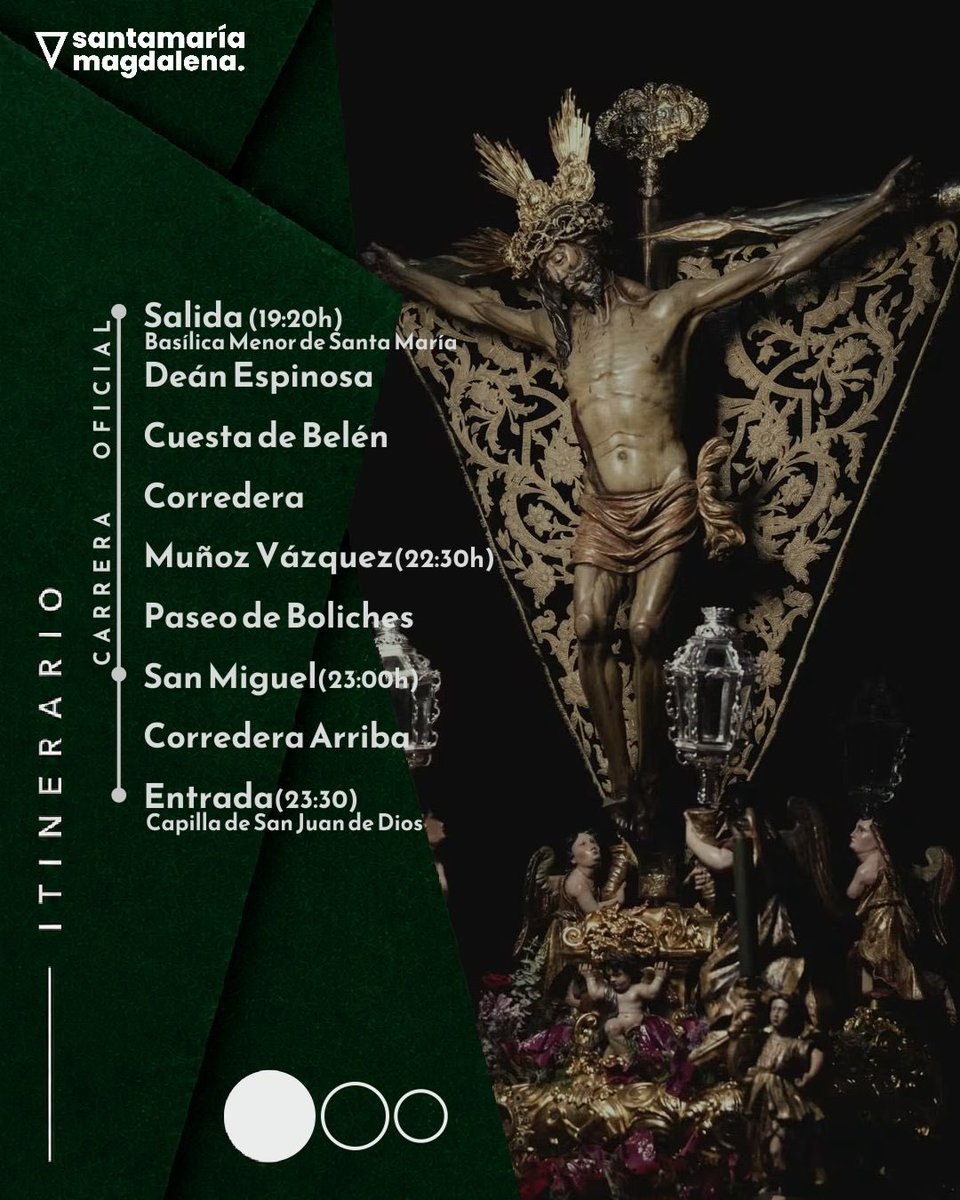 AM_SMMagdalena's tweet photo. Toma tu Cruz y sígueme.

Este sábado, nuestra música volverá a encontrarse con el camino del Señor una vez más en tierras gaditanas.

Os esperamos en el corazón de Arcos de la Frontera junto a la Hdad de la Vera+Cruz.

📲 #SuenaArahal #Vera+Cruz https://t.co/dThOwPYaPx