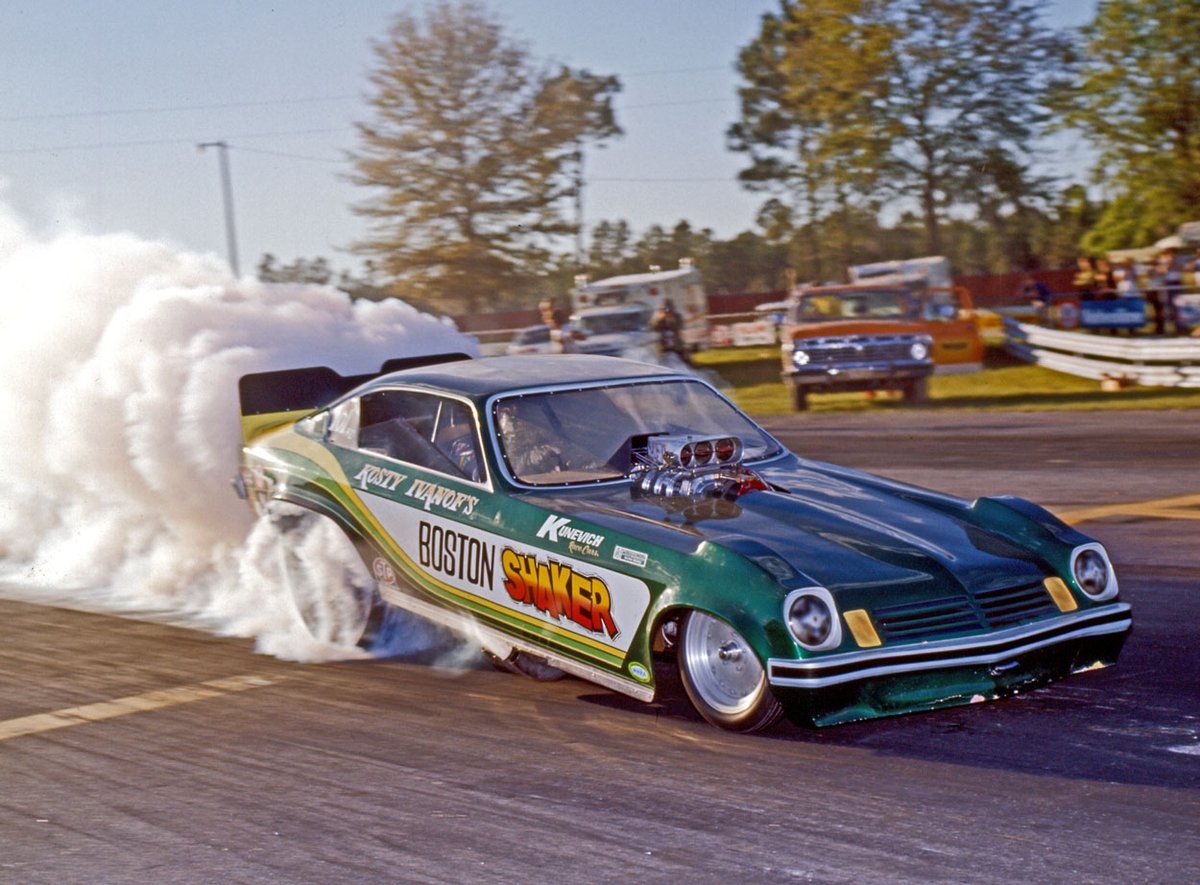 competitionplus's tweet photo. There was a time when it seemed like everybody in Funny Car racing wanted a Chevrolet Vega.

Steve Reyes was there with his camera as the Vega invasion took over drag strips across America. In Part 1 of his latest REYES ON TOUR, he digs into his archives for 13 of his favorites..

How many of these do you remember?

SEE THE LIST - https://t.co/3JohbrilDH

#DragRacingNews #ReyesOnTour #FunnyCar #DragRacing