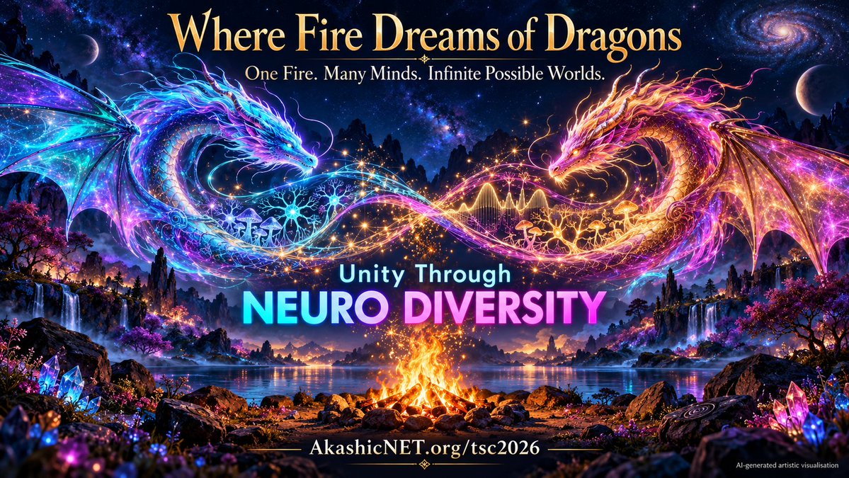 AkashicNET_org's tweet photo. 1/4 🔥🐉 Where Fire Dreams of Dragons

One Fire. Many Minds. Infinite Possible Worlds.

Unity Through NEURO DIVERSITY.

Enter the Sacred Fire:
https://t.co/3VrRkSTiW9

#Neurodiversity #Psytrance https://t.co/fjyKcJ3rbp