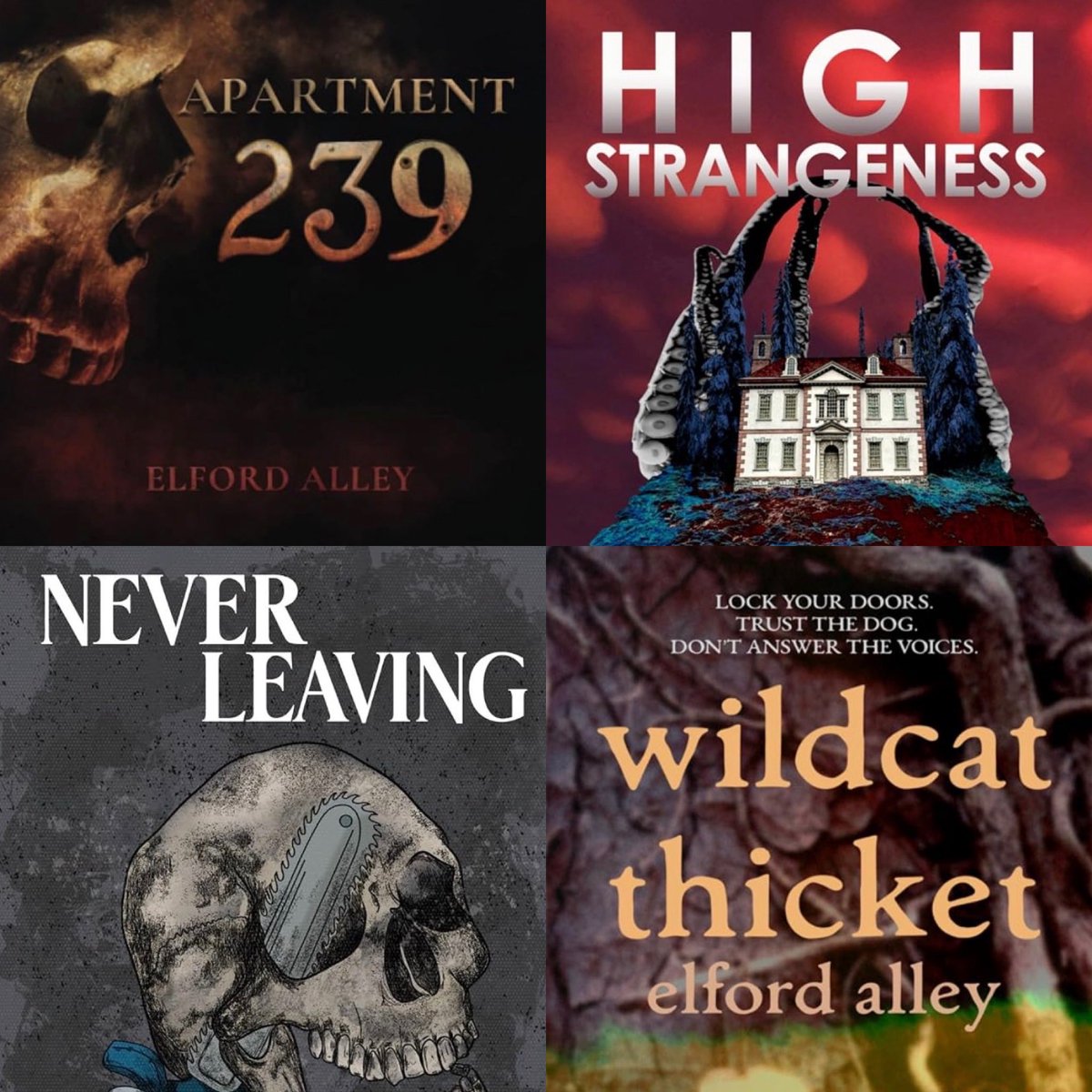 ElfordAlley's tweet photo. FREE SHIPPING and no Amazon involved! You can pick up my horror novels on https://t.co/UmI4wFrvcf and get free shipping today and tomorrow. Get your Halloween reading locked down! https://t.co/KFXLvy2t3E
