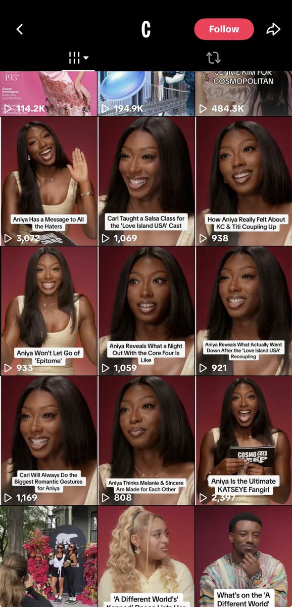 xo_brownskxn's tweet photo. head over to cosmopolitan on tiktok and engage with all aniya’s tiktoks! https://t.co/YeKzyuEZQu