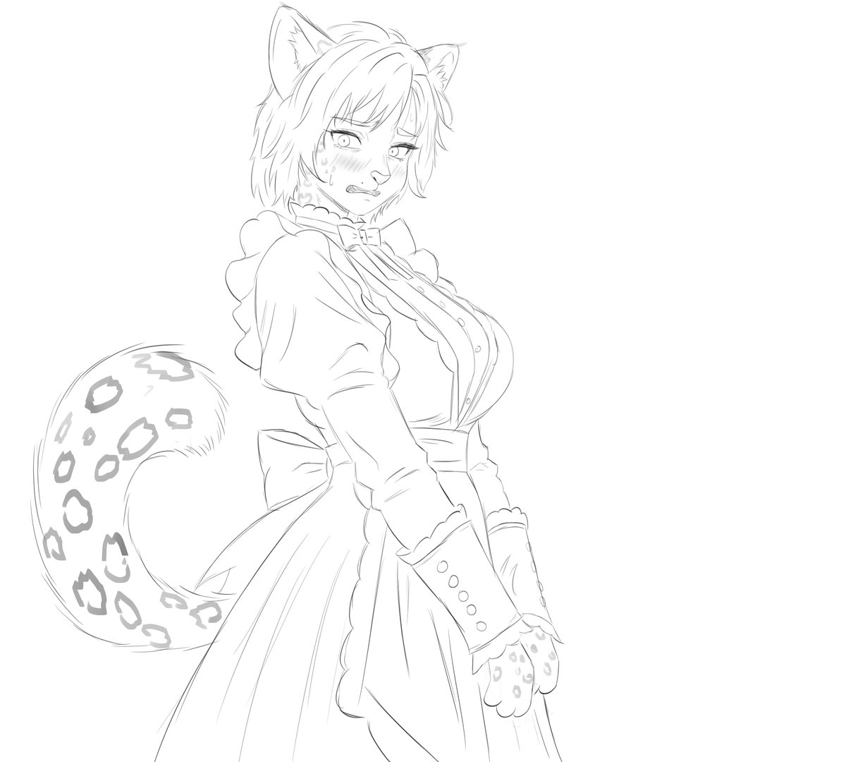 SomewhatDrawer4's tweet photo. Made a leopard girl oc https://t.co/3RoLDYFR3k