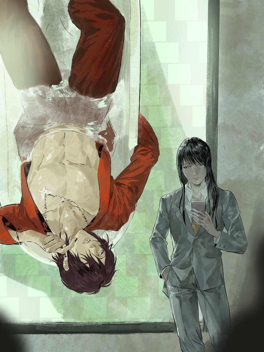 chskxu___'s tweet photo. the ceo and his muse 

高桂 https://t.co/LKZ89PYN10