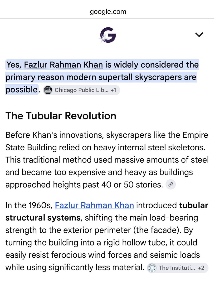 spoildakid's tweet photo. @HeritageUSA__ @EndWokeness Hey moron, a brown man is the reason we have super tall skyscrapers in the first place. https://t.co/I4lojpFbYv