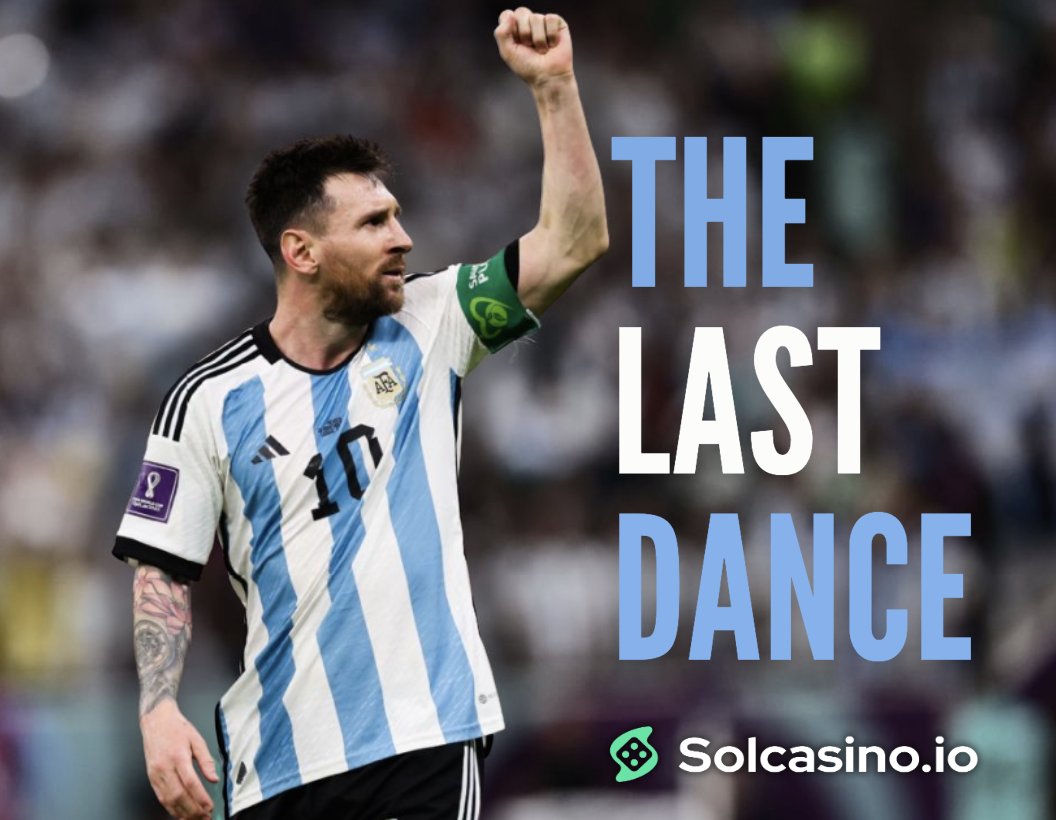 solcasino's tweet photo. If Lionel Messi scores in his FINAL game for Argentina...

We'll giveaway $100 to THREE people who interact with this post.