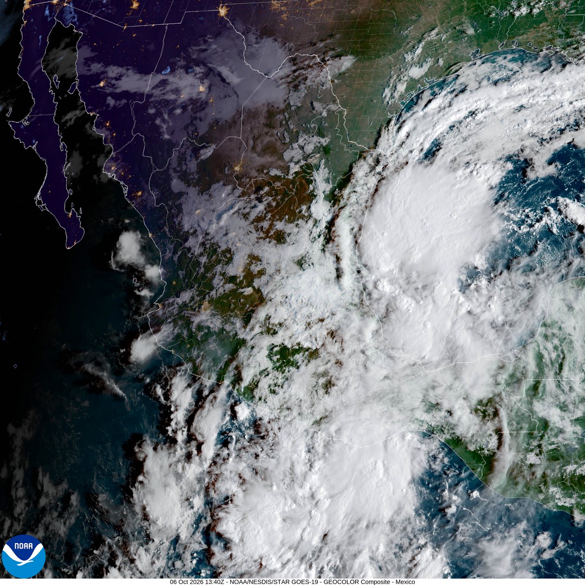 InfoMeteoro's tweet photo. ⚠️PRONÓSTICO MARTES 6/OCT/2026

🚨“#TemporalLluvioso se concentrará en la mitad sur y sureste por humedad de la perturbación #92E al sur de Oaxaca...”

⛈️LLUVIAS/TORMENTA C/GRANIZO⬇️

🔴EVENTOS MÁS INTENSOS🔴
-Mich, Col, EdoMex, CDMX, Mor, Gro, Pue, Tlax, Oax, Chis, Tab, Camp, QRoo, sur de Jal, centro-sur de Ver

🟡EVENTOS AISLADOS FUERTES
-BCS, Son, Sin, Nay, Chih, Dgo, Coah, NL, Tamps, Zac, Ags, Gto, Qro, Hgo, Yuc

🌡️AMBIENTE DIURNO☀️
🔥>40ºC BC, BCS, Sin, Son
🥵36-40ºC noroeste, sureste
😅30-35ºC noreste, oriente, Pacífico
😅16-27ºC Altiplano (norte, occidente, Bajío, Valle de Méx)
🥶5-15ºC zonas montañosas

⚠️🌬️RÁFAGAS DE VIENTO km/h
35-60 en el norte, noreste, centro y zonas de tormenta, sin descartar mayores