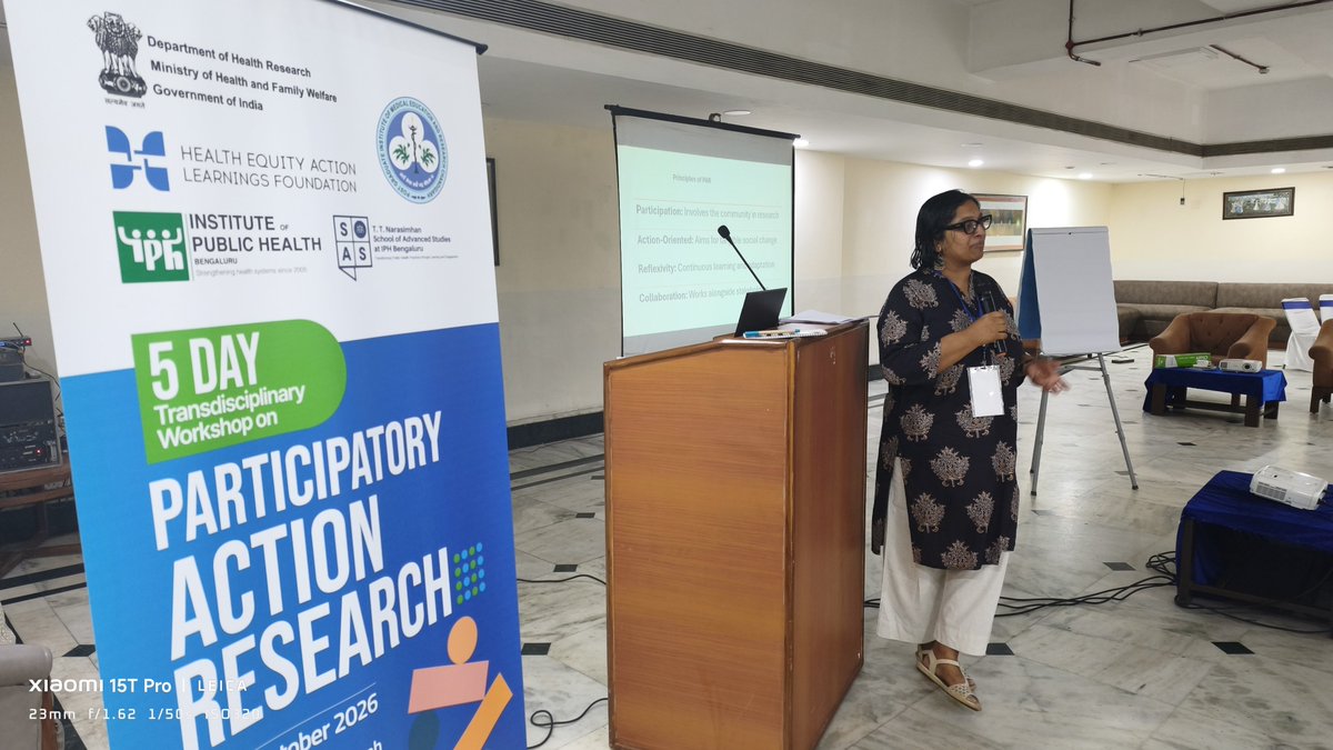 HealFndn's tweet photo. HEAL foundation in collaboration with PGIMER, Chd and the Institute of Public Health Bengaluru commenced a five-day Transdisciplinary Workshop on Participatory Action Research (PAR) in Chandigarh. #PAR #HEALFoundation #PGIMER #IPH #HealthEquity #ResearchMethods https://t.co/rAa3GDJFUQ