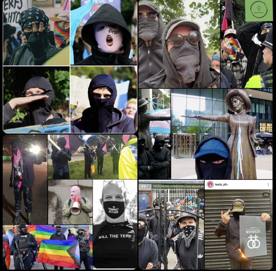 Homely_1_Kenobi's tweet photo. @TRobinsonNewEra Men like him are cowards.

Look how they attacked Let Women Speak events all around the world. They wouldn’t have dared get up in the face that way around a group of say “traditional football supporters”
Only big &amp; brave when they’re harassing the women &amp; elderly. https://t.co/qovje1FiH2