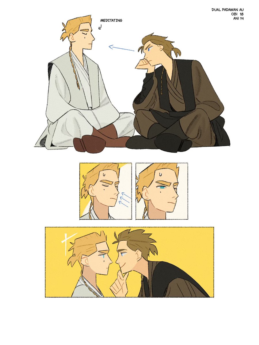 jueya0325's tweet photo. #obikin
Dual Padawan AU
obi 18
ani 14 https://t.co/a4btcreary