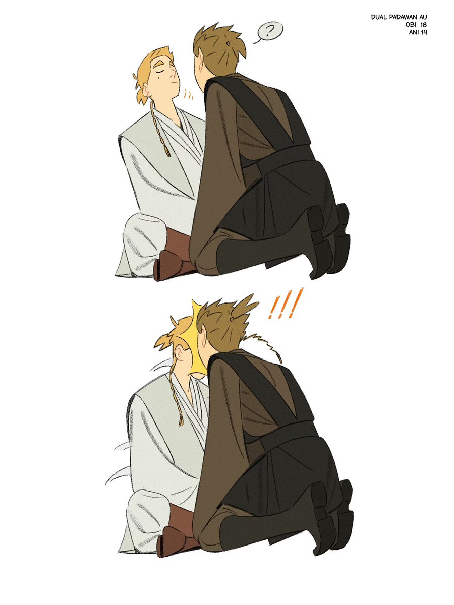 jueya0325's tweet photo. #obikin
Dual Padawan AU
obi 18
ani 14 https://t.co/a4btcreary