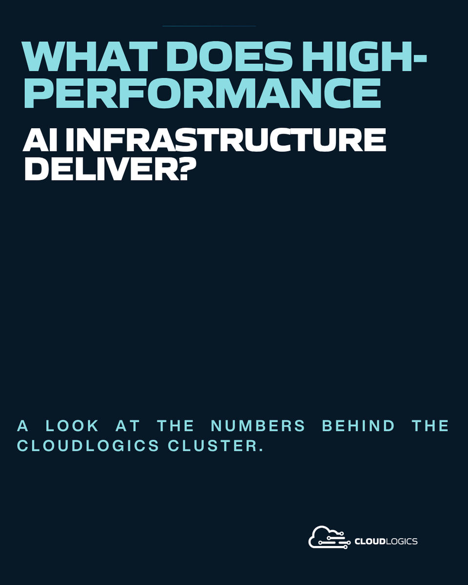 cloudlogicsUS's tweet photo. How should AI infrastructure performance be measured?

See what CloudLogics is built to deliver:
https://t.co/qpX0W4mlfg

#AIInfrastructure #GPUComputing #AIInference #HPC https://t.co/Qe1lSjzanC