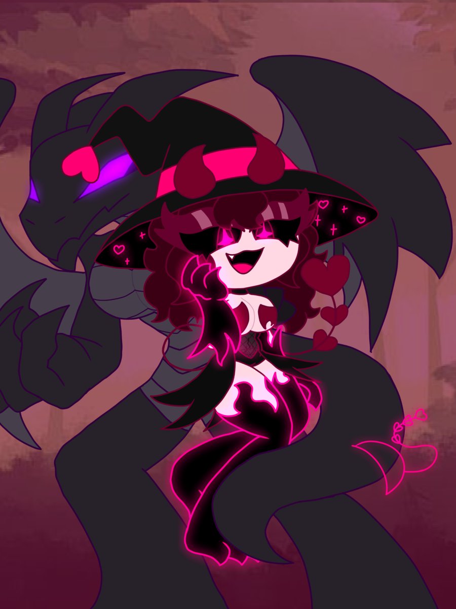 Diana_Solstice's tweet photo. Hey y'all so like I COMPLETELY forgot to share this yesterday so uhhhh here you go!!

Halloween Costume for Diana in a smokin hot Witch costume feat a familiar Dragon Summon
Wonder who it could be 👀 https://t.co/bNQQH2PS0r