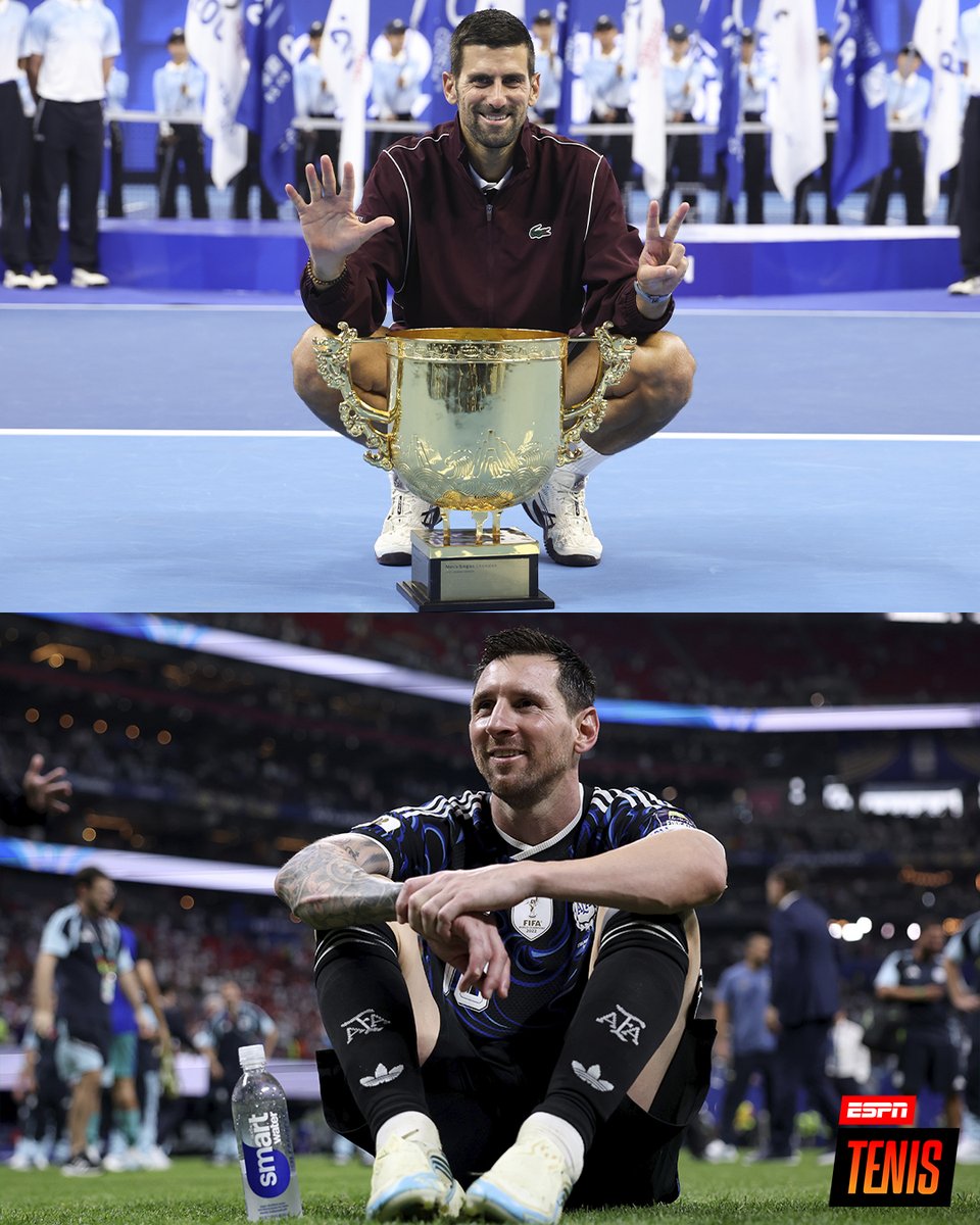 ESPNtenis's tweet photo. Día de GOATS. 🐐🥹 https://t.co/8XIx7kzcly