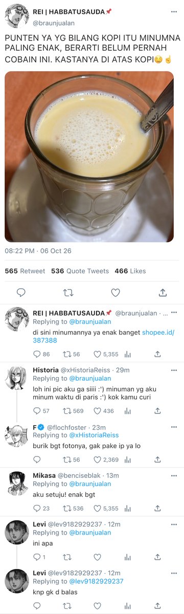 ohayoupokko's tweet photo. aot netizen au

reiner coba cobi jadi affiliate https://t.co/XwKKFZVosw