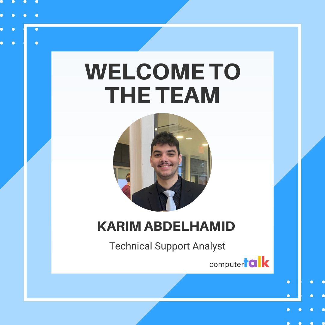 iceComputerTalk's tweet photo. A big welcome to Karim Abdelhamid!
 
Karim is joining our Technical Support team, and we're excited to have him on board. A fun fact about him is that he once ran a half-marathon at 19 with almost no training—he found out why that was a bad idea on race day 🏃
 
Welcome! https://t.co/25tBqvrFED