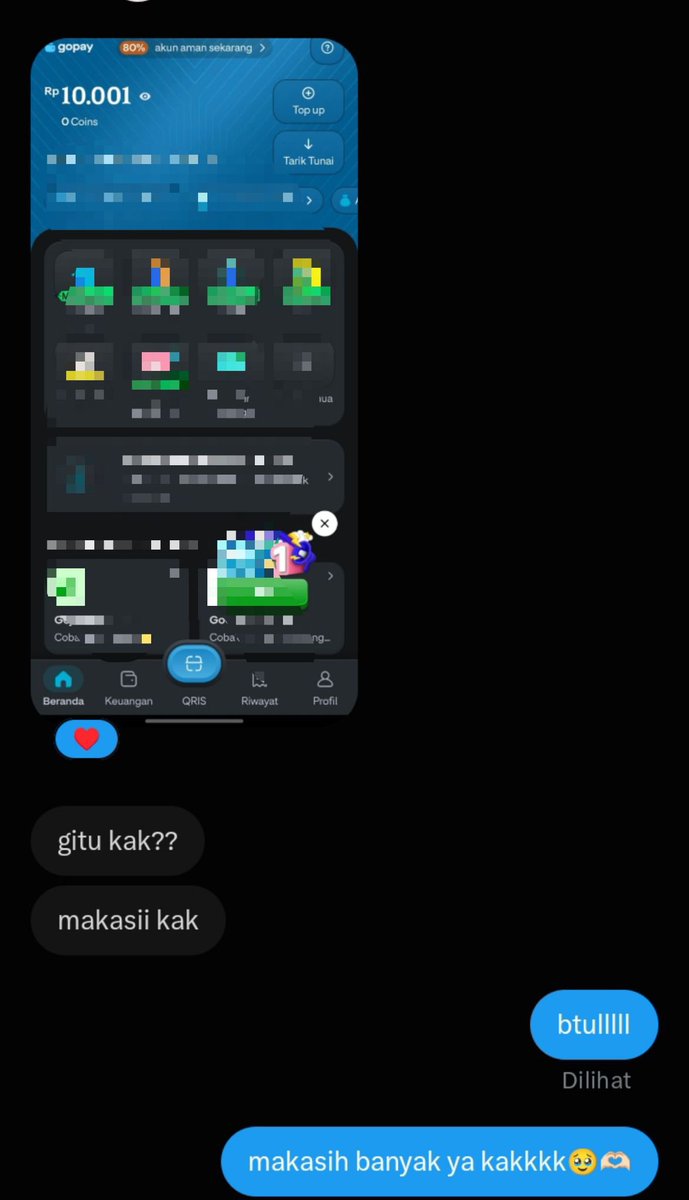 outcfits's tweet photo. TESTI DOWNLOAD GOPAY KHUSUS PENGGUNA BARU, BONUS 10K🤩🙌🏻

t. info freelance job receh
#infofreelance #jobreceh #zonabu https://t.co/SihxIeovyI