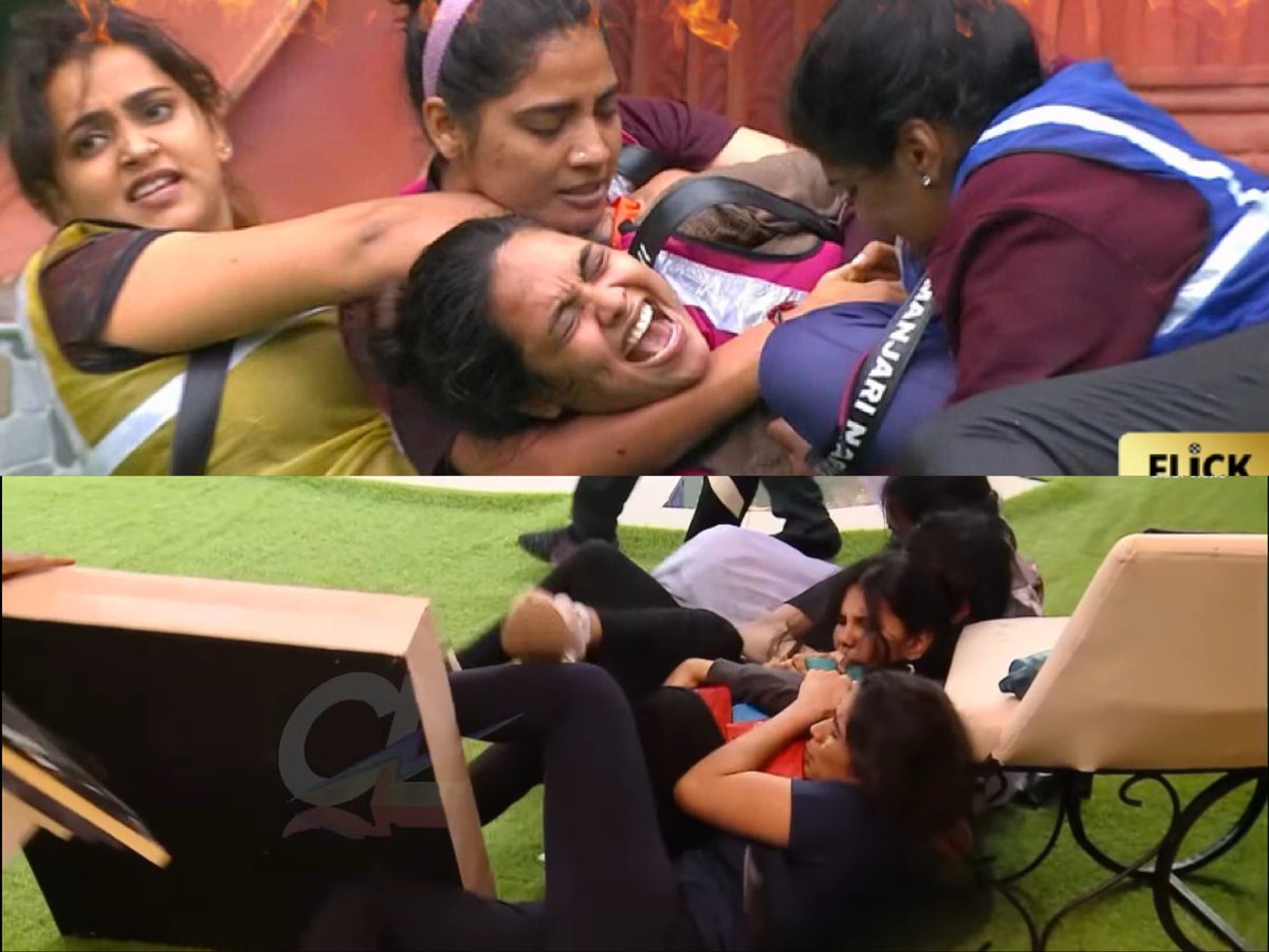 varsh_015's tweet photo. EOD itโs female contestants who run this show๐ซก๐ฅ
#BiggBossTamil10 https://t.co/QXJOPDngbp