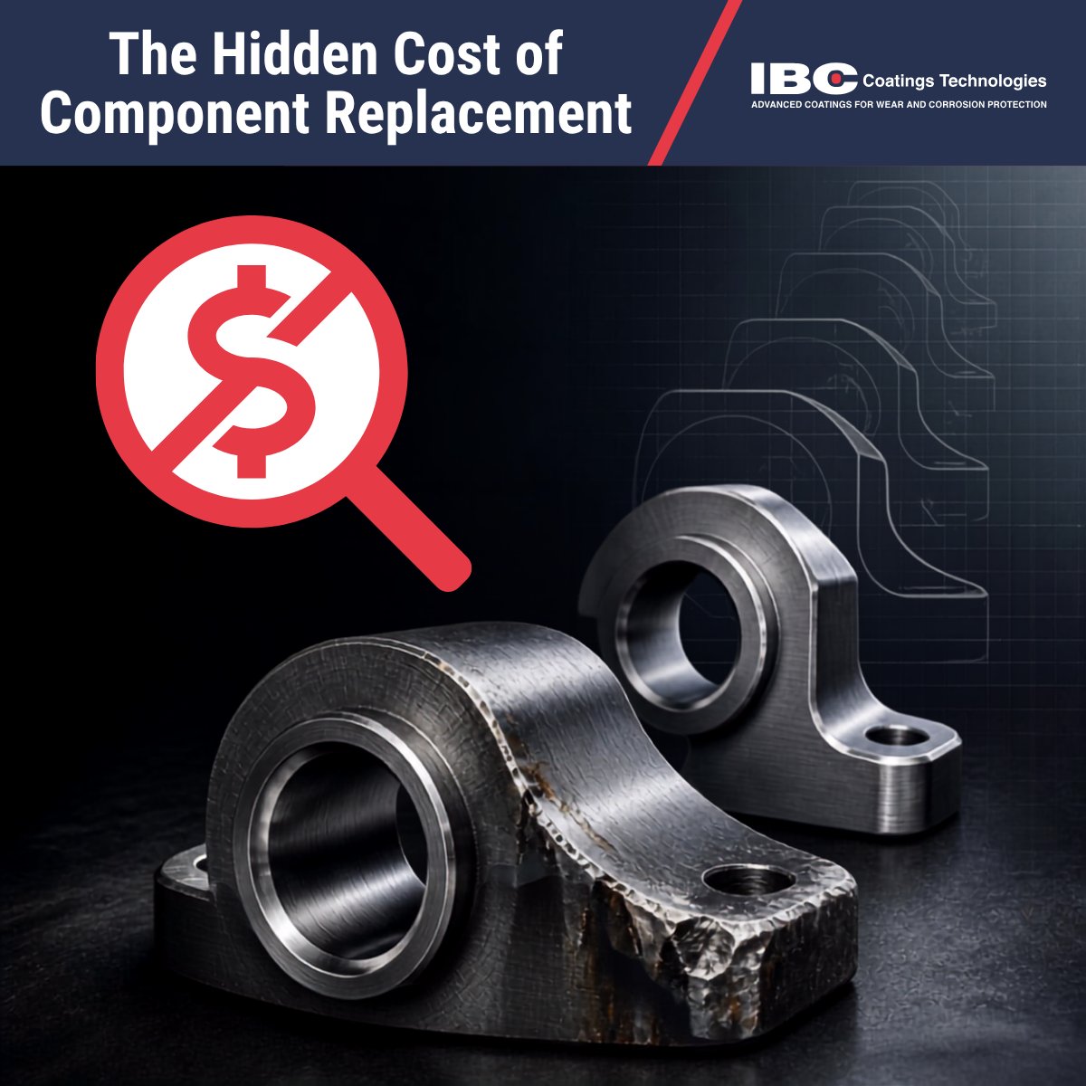 IBCCoatings's tweet photo. A failed component costs more than a replacement part.

It can lead to downtime, lost productivity, added labor, and missed deadlines.

Our surface treatments help extend service life and reduce the true cost of wear.

🔗 https://t.co/W348PmU7Gv

#SurfaceEngineering https://t.co/0TgRprr82G