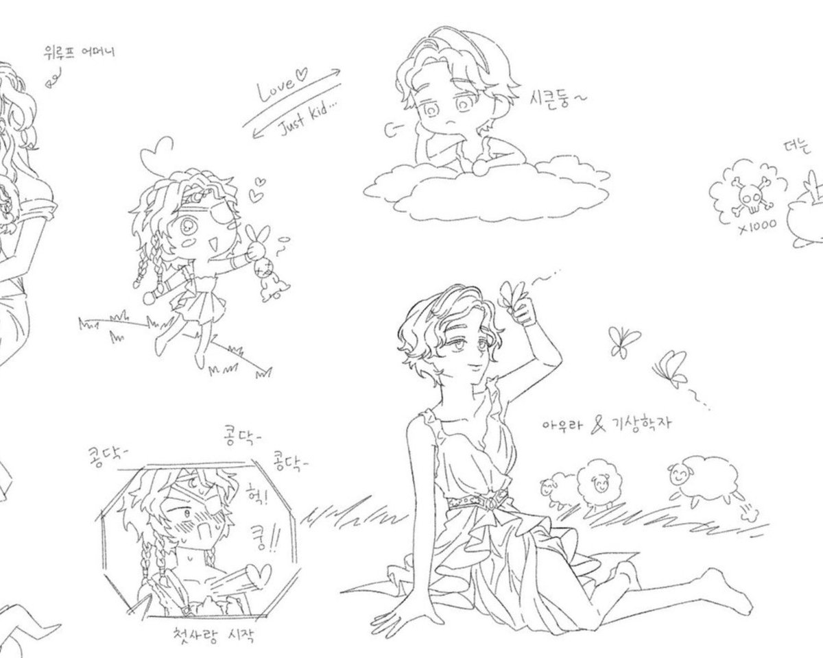 duxk_identityV's tweet photo. 그로신au 궁수, 기상학자, 샤먼 https://t.co/qpFG1BUBX3