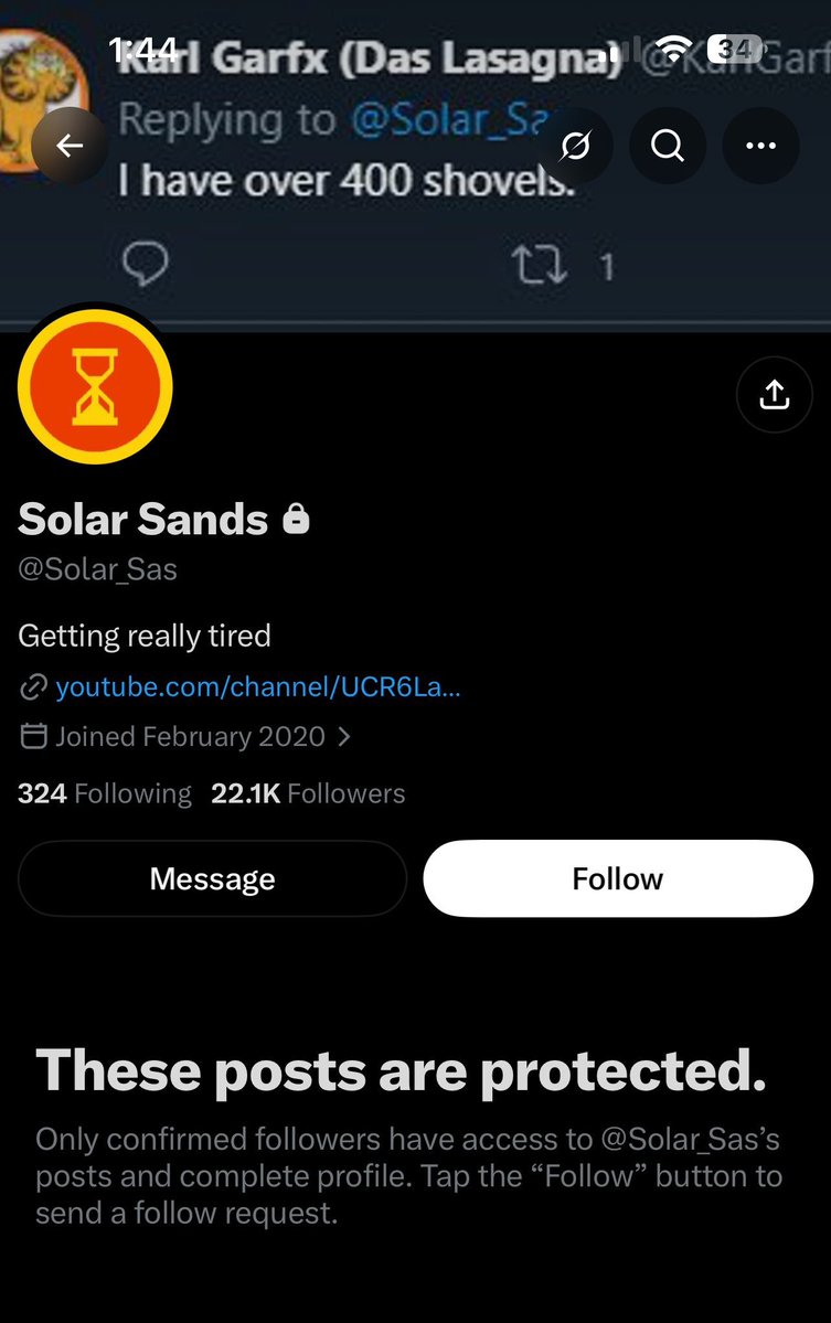 XavierBasedFan's tweet photo. solar sands after receiving 5% of the harassment he used to send towards 11 year olds https://t.co/gA4aWEoCep