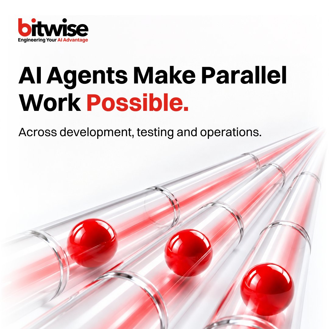 Bitwise_Updates's tweet photo. Software delivery was built around sequential stages and handoffs. AI is changing what comes next.
Explore how #Bitwise is rethinking software delivery with Human + Agent Pods: https://t.co/x9cI6mSe4W
Turn sequential workflows into parallel execution.
#EngineeringYourAIAdvantage https://t.co/Xs2xecb1tG