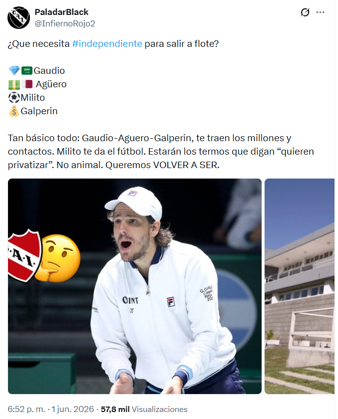 mnullo's tweet photo. @Sebas_Neman pero, sebas, en junio estabas pidiendo por gaudio y galperín. cómo es el tema? https://t.co/n9WYzlYo71