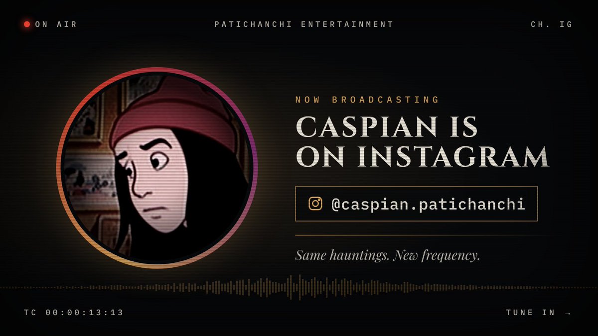 PatiChanchi's tweet photo. Just joined Instagram 🕯️ 

If you're there too, let's connect: @caspian.patichanchi https://t.co/uk65dpYrOP