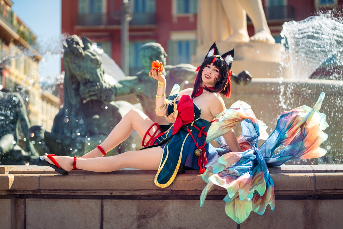 86thFloor's tweet photo. Fontaine du Soleil EASILY makes our top 10 shooting locations! ❤️⛲️

@KairiAhri’s After Hours Ahri was one of many incredible cosplayers we shot at the gorgeous @LEC XPO Nice location. 🥹

We couldn’t have asked for a better backdrop for our #LeagueOfLegends CMV! Coming soon 👀✨ https://t.co/x7A6IIeyhT