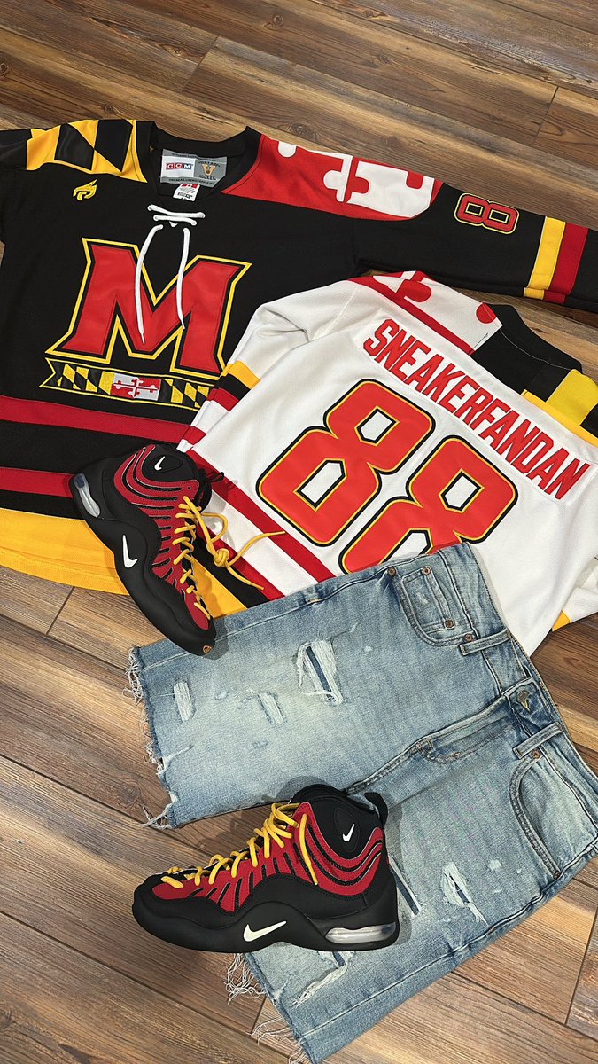 SNEAKERFANDAN's tweet photo. The Bakins and Maryland just go together https://t.co/lYt0qkwPfk