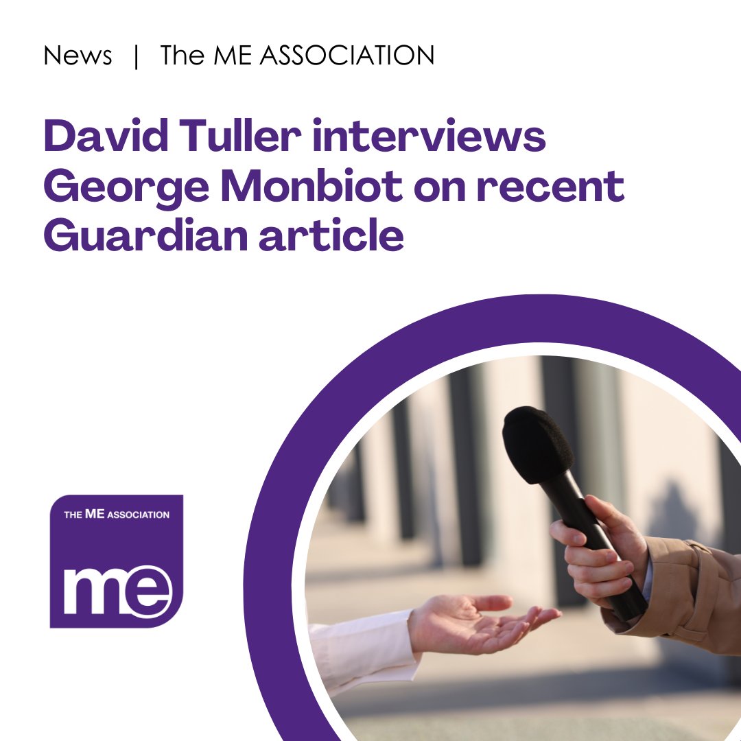 MEAssociation's tweet photo. David Tuller interviews George Monbiot on recent Guardian article: 'Abandoned, dismissed and gaslighted: there is no excuse for the way ME sufferers have been betrayed'. 

In the interview, Monbiot says of #pwME “They need more advocates. They need people like you … and they need far more journalists and far more other people, far more politicians supporting them.”

Read a summary and extracts or watch the full interview here: https://t.co/idPosd14S8

#MECFS