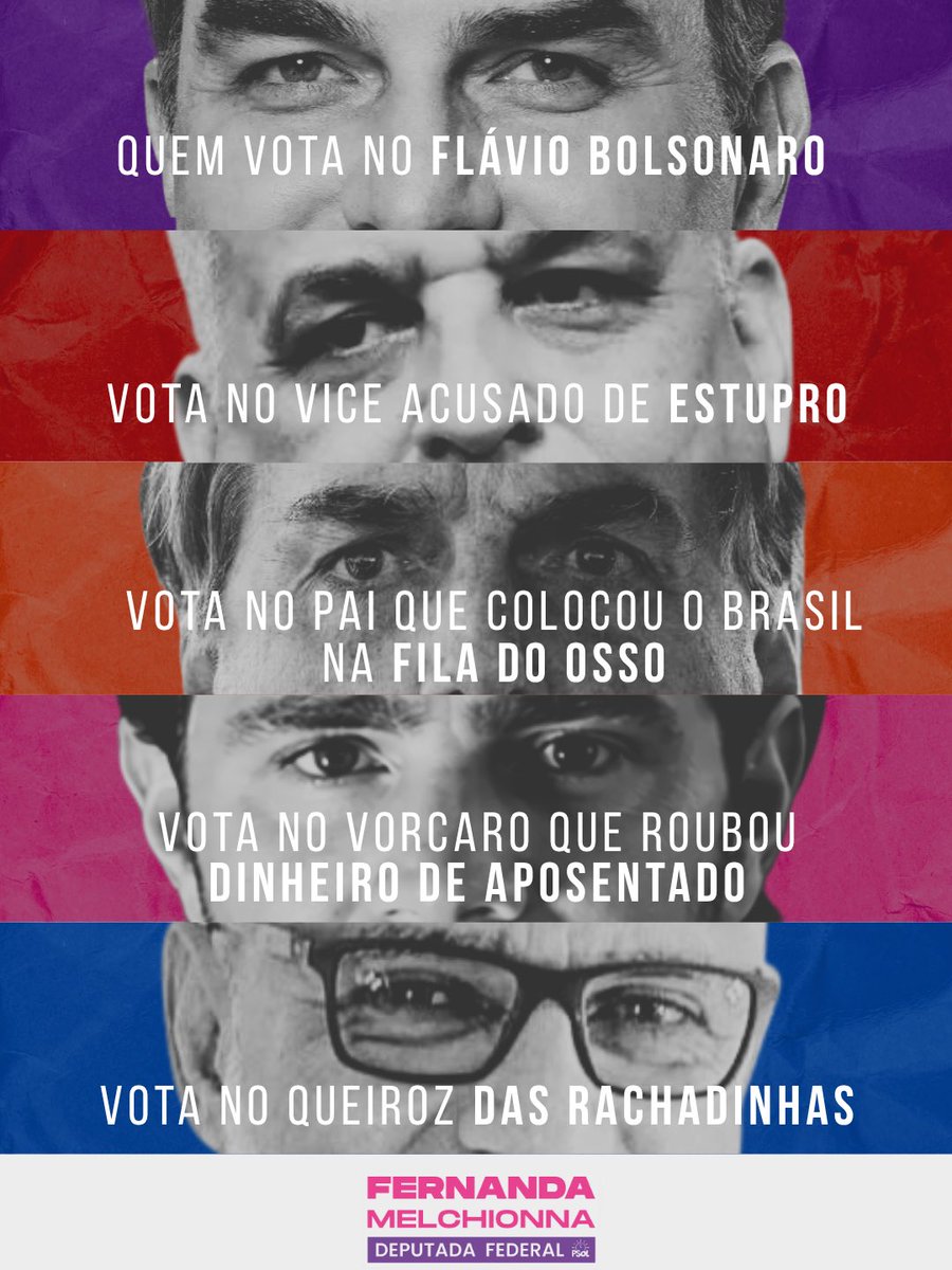 fernandapsol's tweet photo. O segundo turno já começou e nós estaremos empenhados em denunciar Flávio Bolsonaro, seus crimes, e a corja que o acompanha.
Quem tem relação com a milícia não pode governar o Brasil. https://t.co/bq4pc8xIoH