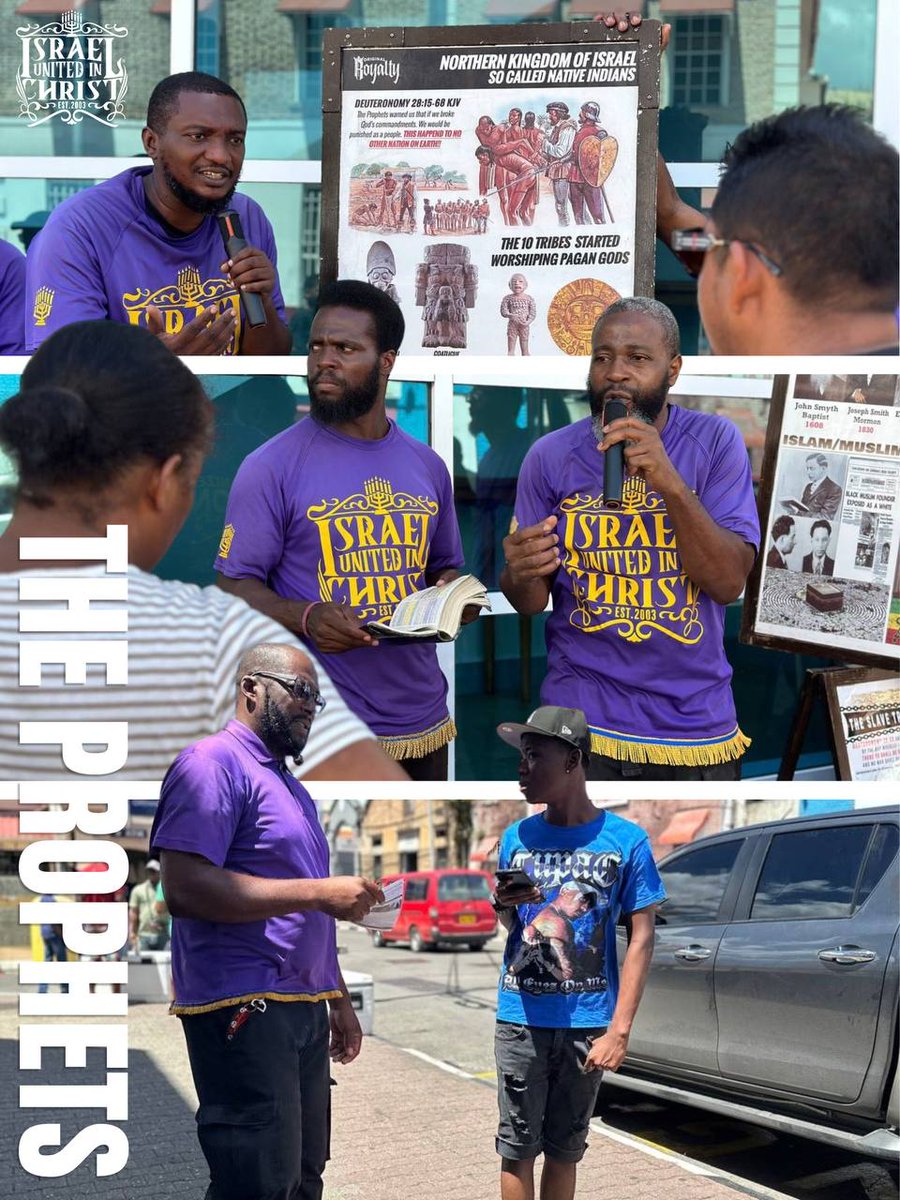 Iuicgrenada's tweet photo. The true #prophets of GOD, out in the streets waking up the #lost_sheep.

🚦LETS MAKE THIS GO VIRAL!!🚦

🇬🇩  Follow IUIC GRENADA 🇬🇩 on ALL SOCIAL MEDIA PLATFORMS. 

#bootsontheground #grenadians #12tribes #wakeup #israelites #slavetrade #IUICtv #prophecy #España @BossFmGrenada https://t.co/xqNm3WOJeC