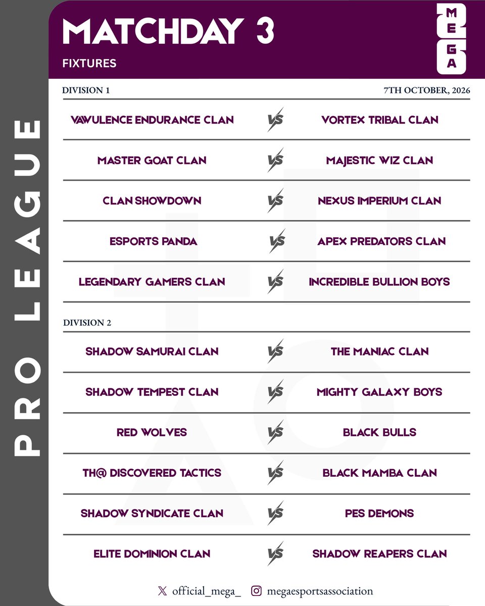 official_mega_'s tweet photo. The intensity ramps up tomorrow! ⚔️

#MEGA #MEGAProLeague #konami #efootball https://t.co/r8ikSYvEDR