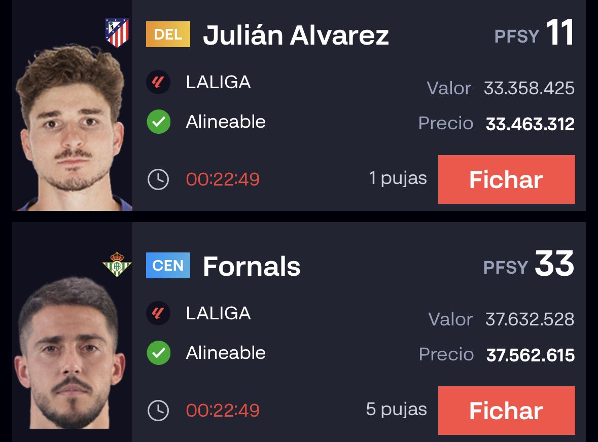 LaLigaFantasy's tweet photo. 💰 Tienes 4⃣0⃣M en caja.
👀 Solo puedes hacer un fichaje antes de que termine el parón.
🤔 ¿A por quién vas?
#LALIGAFANTASY https://t.co/uv5hvlpOkk