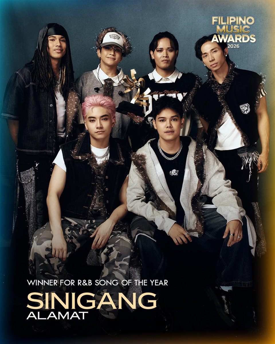 IIXIVMMXXI_'s tweet photo. Sinigang by ALAMAT — Filipino Music Awards 2026: R&amp;B Song of the Year Winner!🙌🏻 https://t.co/BTAglKakNJ