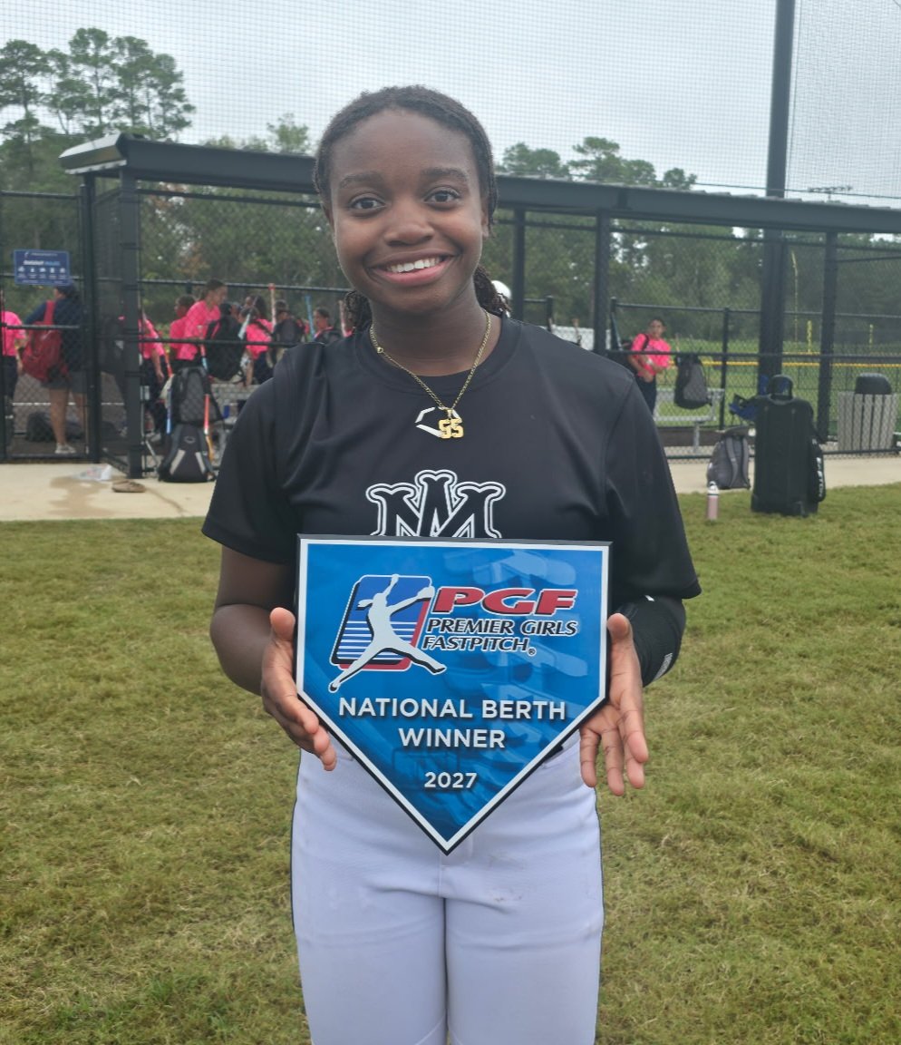 JordynHughes55's tweet photo. PGF Platinum berth secured! Ticket punched to Cali, locked in at CF, and hit career bomb number 5. 💣 We're just getting started!

Class of 2030 | OF/MIF

#PGFqualifier #Classof2030 #amfrausto2030 @PGFnetwork @MercadoAcademy @SoftballDown @IHartFastpitch https://t.co/fwGvnV0Q00