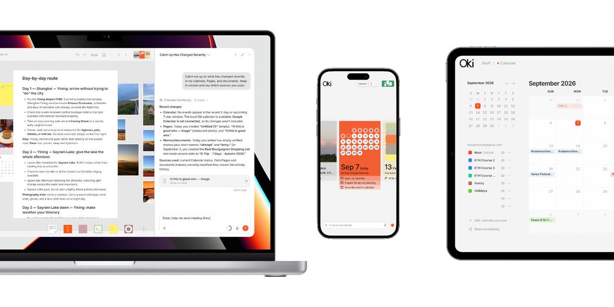 rjhillsarlin's tweet photo. What would make you buy a dedicated personal AI computer instead of adding another app to your laptop? That is the Memory Computer idea behind Oki.
Muse also makes me wonder what personal AI should remember, @Muse.
#OkiHome #PersonalAIComputer #MemoryComputer https://t.co/Oeel3SIEuX