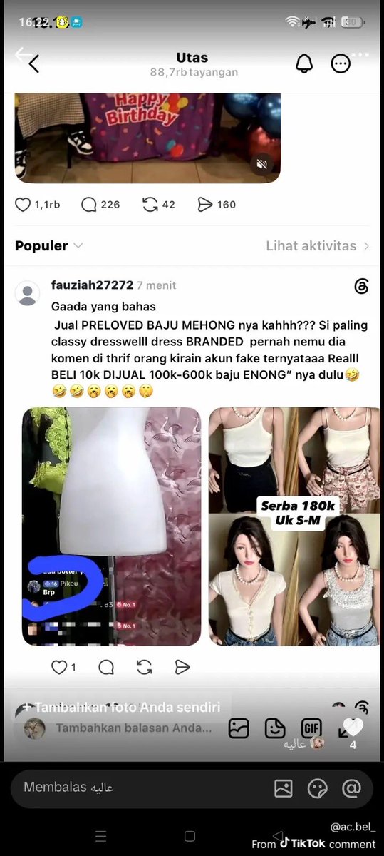 bepolitec's tweet photo. adohhhh banyak ya jeleknya si pikeu ini 😂 sok angel jir di tiktok, pdhl iblis 🤮 https://t.co/CgN9YS2eZJ