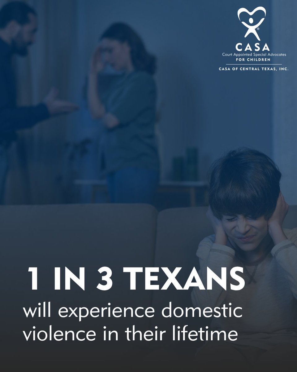 CASACenTex's tweet photo. Children exposed to violence at home can face challenges, from depression &amp; anxiety to school struggles. ❤️‍🩹 Healing begins with a strong support system &amp; trusted adults--that's where CASA comes in #thecasadifference 
 
👉 #becomeacasa today: https://t.co/5jRvkZr7vt https://t.co/RyRIZkCips