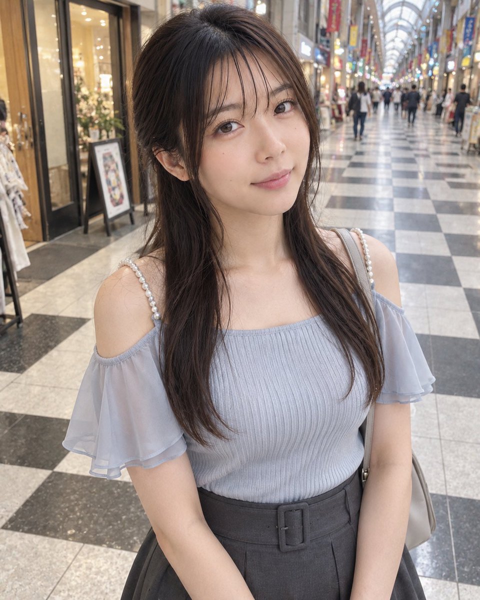 Lazuritecrip's tweet photo. お昼は商店街をぶらぶら。
ウィンドウショッピングのつもりが、気になるお店を見つけて足が止まっちゃった🛍️
こういう寄り道も楽しいね☺️
#AI美女 #AI写真 #大塚りりあ https://t.co/MCzYO2nF9W
